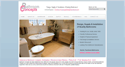 Desktop Screenshot of bathroom-concepts.co.uk